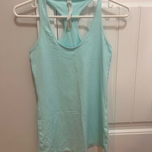 Cool Racerback Light Blue Lululemon Top